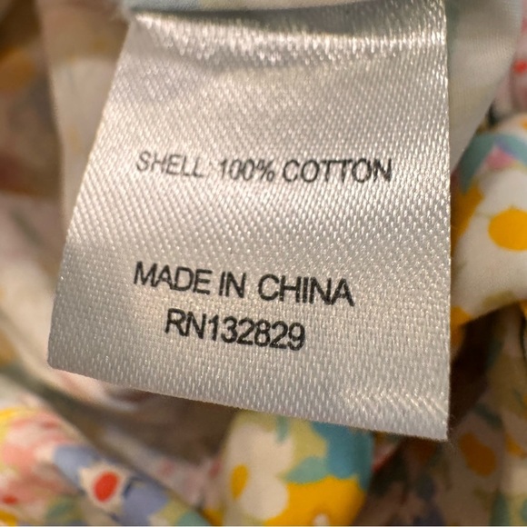 Lovers and Friend Women’s Wyatt Top in Catherine Floral. Cropped, size S - Picture 9 of 11